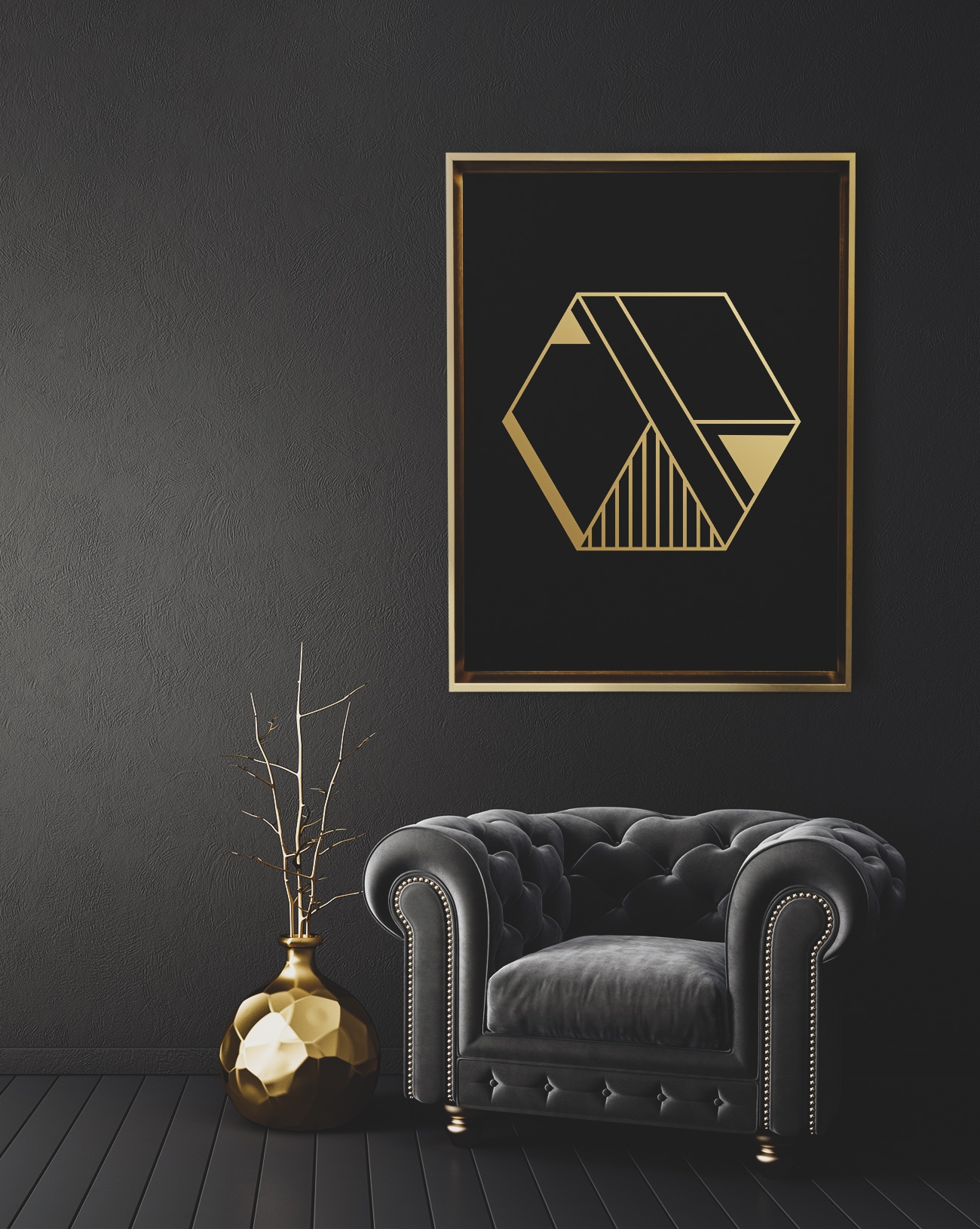 Art Deco Gold 