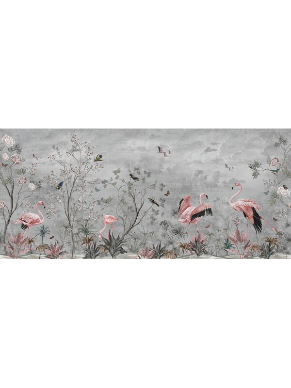 Flamingo Rendezvous Grey