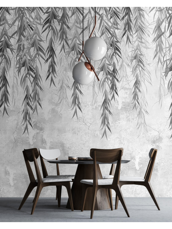 Flowing Vines Grey