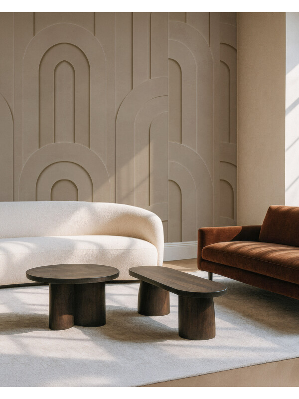 Tapet Colonnade Cream Vizualizare 1