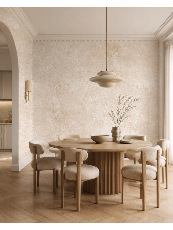 Tapet Limestone Beige Vizualizare 2
