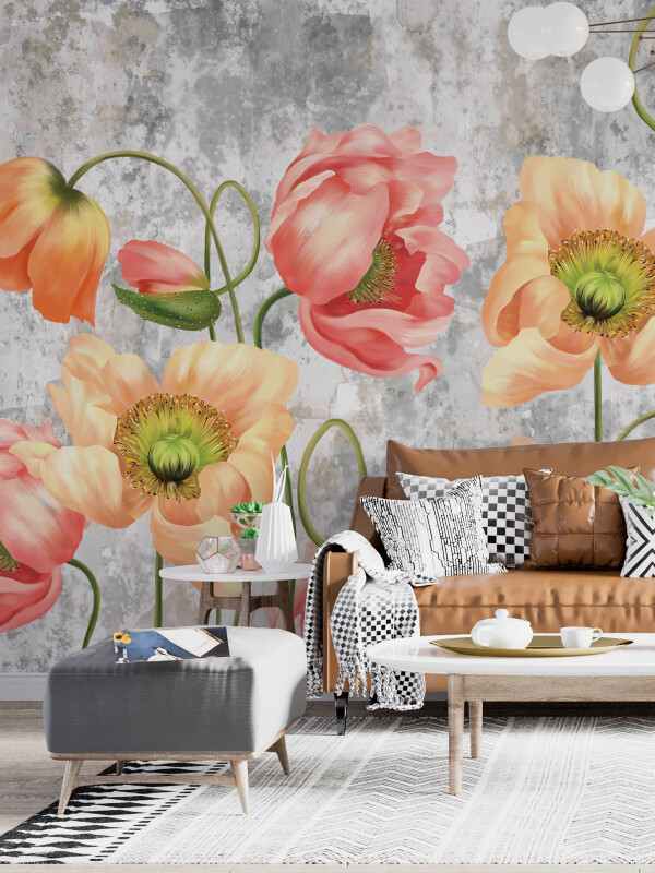 Tapet Cement Canvas 1