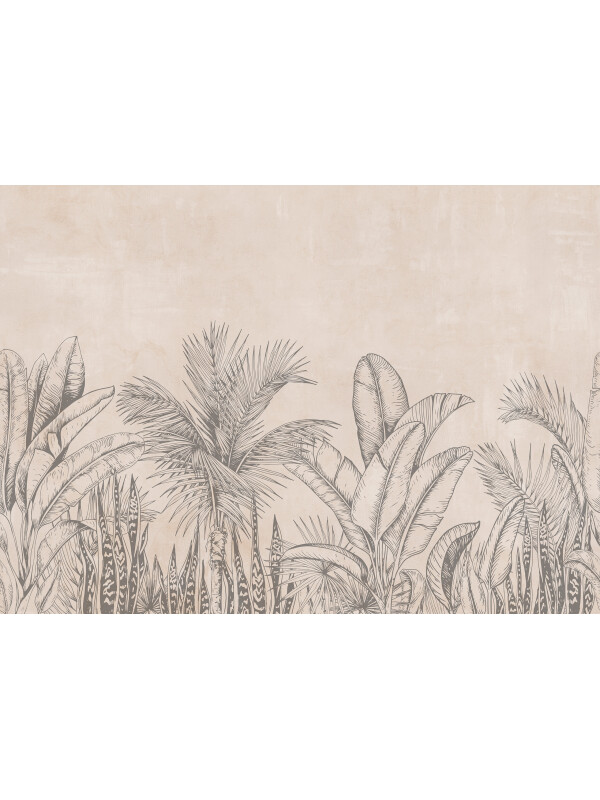 Tapet Tropical Sketch 3