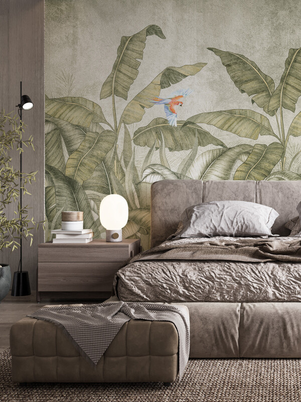 Tapet Parrots Playground 1