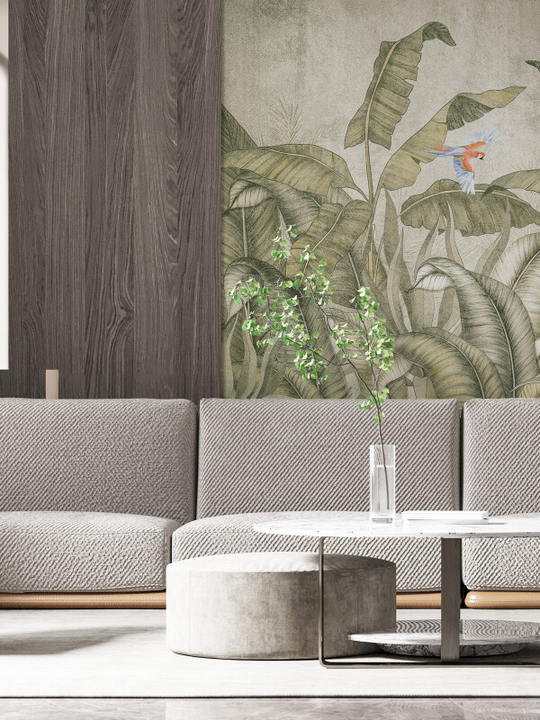 Tapet Parrots Playground 2