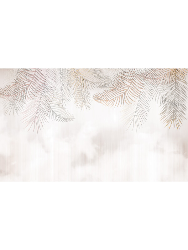 Tapet Tropical Leaves Beige 3