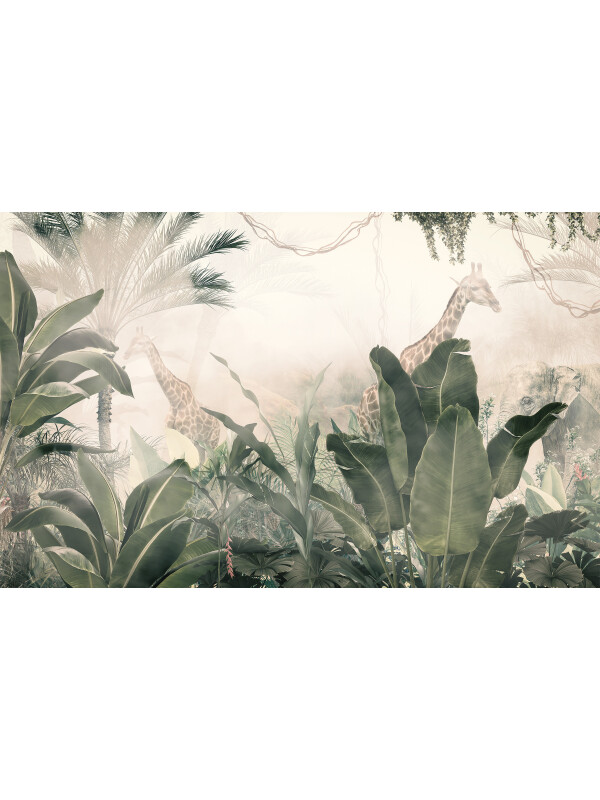 Tapet Giraffe Gathering 2