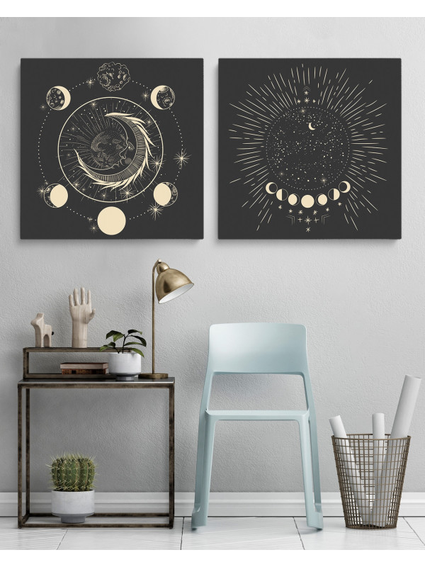 Canvas Moon Phases 3