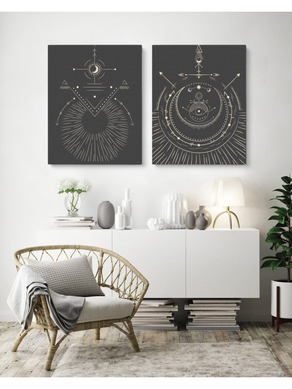 Canvas Moon Phases 13