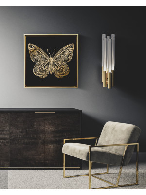 Canvas Papillon 11- Gold