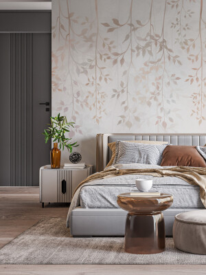 Tapet Leaf Curtain 1