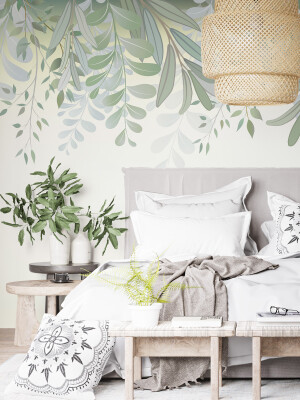 Tapet Playful Leaves 1