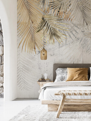 Tapet Golden Leaves 1