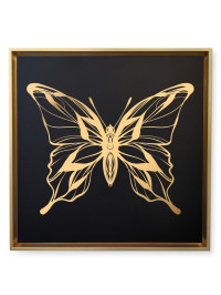 Canvas Papillon 14- Gold