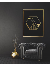 Art Deco 8 Gold