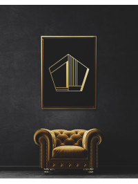 Art Deco 9 Gold
