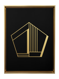 Art Deco 9 Gold