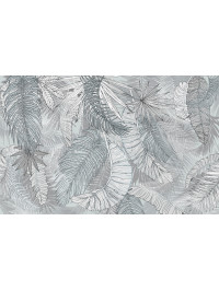 Blue Palm Leaves 