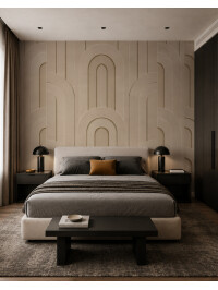 Tapet Colonnade Cream Vizualizare 2