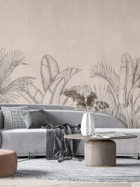 Tapet Tropical Sketch 1