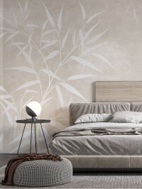 Tapet Reed Bamboo Leaves 1