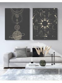 Canvas Moon Phases 12