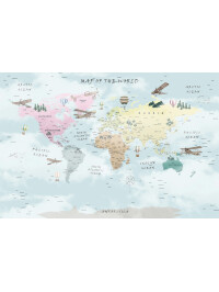 World Map Colorful