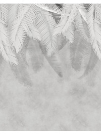 Stylish Leaves Grey